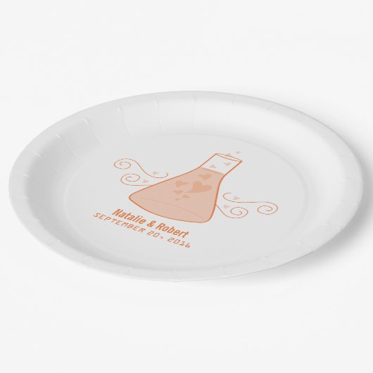 Borden van Oranje twitterpapier Papieren Bordje (Gekanteld)