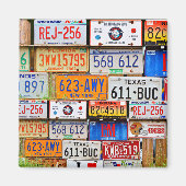 Borden van oude licenties magneet (Voorkant)