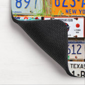 Borden van oude licenties muismat (Hoek)