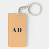 Borden van oude licenties sleutelhanger (achterkant)