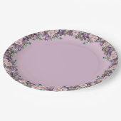 Borden van Paars Roos Papieren Bordje (Gekanteld)