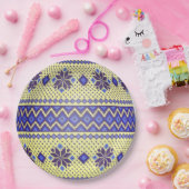 Borden van paaspapier uit Oekraïne (Pysanka) Papieren Bordje (Feest)