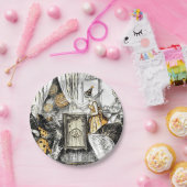 Borden van  papier voor hagedisselpapier papieren bordje (Feest)