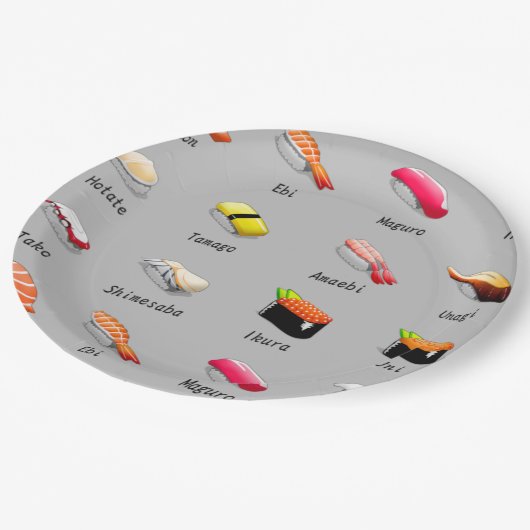 Borden van papierfeesten papieren bordje (Gekanteld)