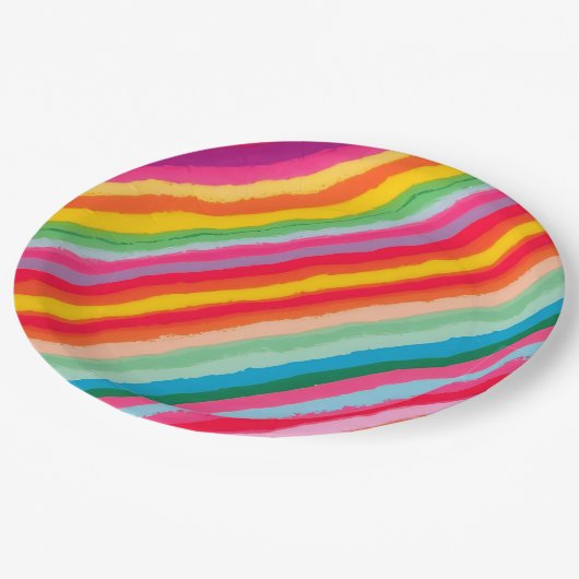 Borden van papierpartijen papieren bordje (Gekanteld)