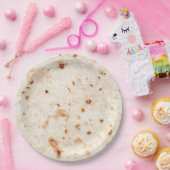 Borden van papierstof van tortilla papieren bordje (Feest)