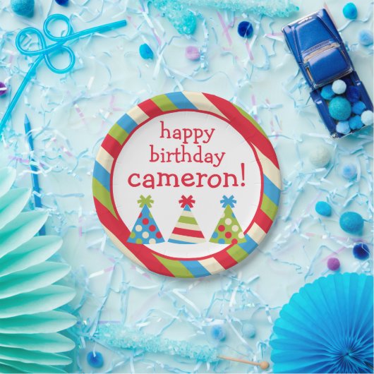 Borden van partij Petten gepersonaliseerde vogelfe Papieren Bordje (Feest)