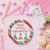 Borden van partij Petten gepersonaliseerde vogelfe Papieren Bordje (Feest)