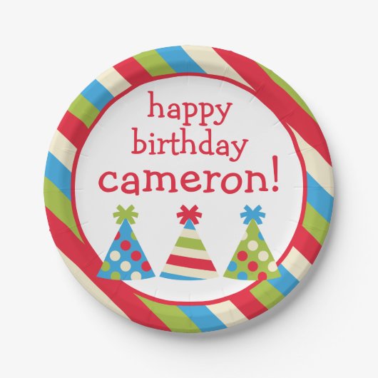 Borden van partij Petten gepersonaliseerde vogelfe Papieren Bordje (Voorkant)