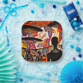 Borden van partijen papieren bordje (Feest)