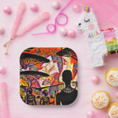 Borden van partijen papieren bordje (Feest)