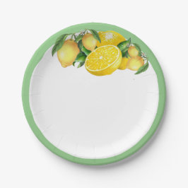 Borden van partijen papieren bordje