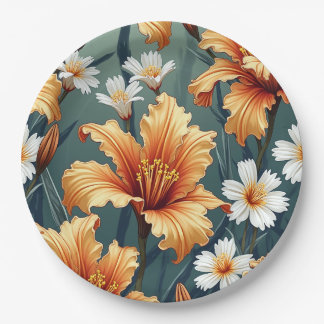 Borden van partijen papieren bordje