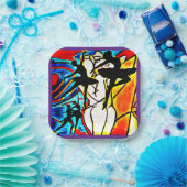 Borden van partijen papieren bordje (Feest)