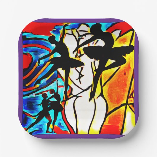 Borden van partijen papieren bordje (Voorkant)