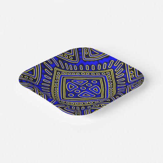 Borden van partijen papieren bordje (Gebogen)