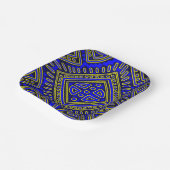 Borden van partijen papieren bordje (Gebogen)