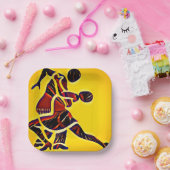 Borden van partijen papieren bordje (Feest)