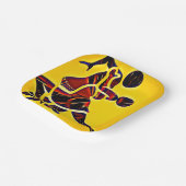 Borden van partijen papieren bordje (Gebogen)