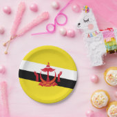 Borden van patriottisch-Brunei-vlagpapier Papieren Bordje (Feest)