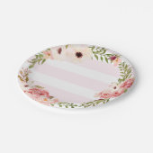 Borden van Peony Party Papieren Bordje (Gekanteld)