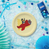 Borden van pinguïn cartoon papieren bordje (Feest)