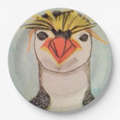 Borden van pinguïnpapier papieren bordje (Voorkant)