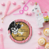 Borden van Pirate Birthday Party Papieren Bordje (Feest)