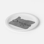 Borden van regon Paper Papieren Bordje (Gekanteld)