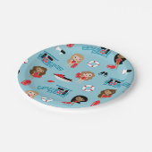 Borden van reservepapier papieren bordje (Gekanteld)