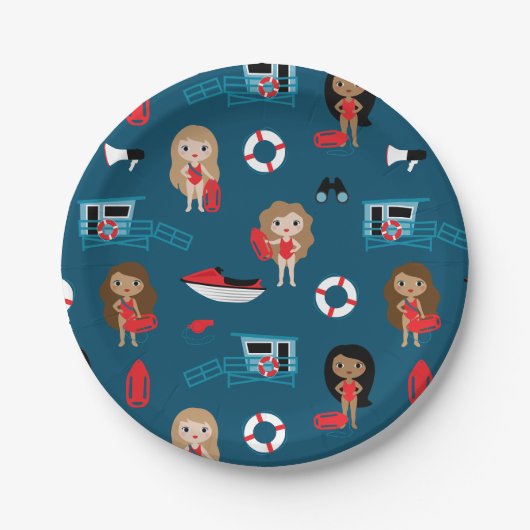 Borden van reservepapier papieren bordje (Voorkant)