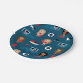 Borden van reservepapier papieren bordje (Gekanteld)