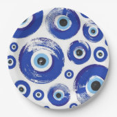 BORDEN van rondpapier voor oogdrukpers Papieren Bordje (Voorkant)