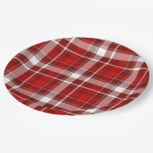 Borden van rood geplakt papier papieren bordje (Gekanteld)