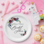 Borden van roodbruinpapier papieren bordje (Feest)