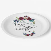 Borden van roodbruinpapier papieren bordje (Gekanteld)