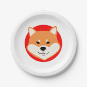 Borden van Shiba Inu Papieren Bordje (Voorkant)