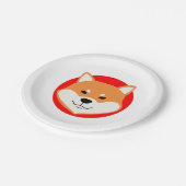 Borden van Shiba Inu Papieren Bordje (Gekanteld)