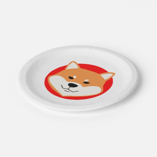 Borden van Shiba Inu Papieren Bordje (Gekanteld)