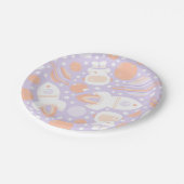 Borden van Space Girls Papieren Bordje (Gekanteld)