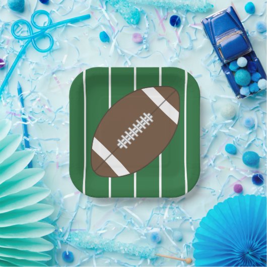 Borden van Sportpartij voor Football Papieren Bordje (Feest)