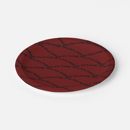 Borden van St. Fu Lang Paper Papieren Bordje (Gekanteld)