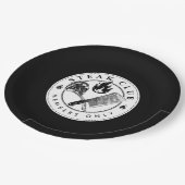 borden van steak club papieren bordje (Gekanteld)