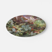 Borden van Succulent papier Papieren Bordje (Gekanteld)