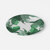 Borden van tropisch leder papieren bordje (Gekanteld)