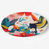 Borden van Tropisch papier Papieren Bordje (Gekanteld)