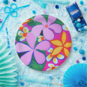 Borden van Tropisch papier Papieren Bordje (Feest)