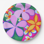 Borden van Tropisch papier Papieren Bordje (Voorkant)