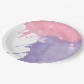 Borden van Verfsplatter Papieren Bordje (Gekanteld)