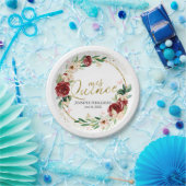 Borden van vlinderbloemigen papieren bordje (Feest)